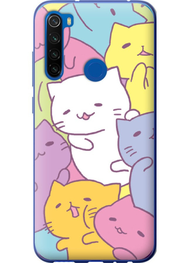 Силиконовый чехол 'Котики' для Endorphone Xiaomi Redmi Note 8T (258262780)