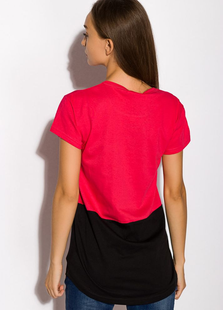 Малиновая летняя футболка женская 317f072 (малиновый) Time of Style