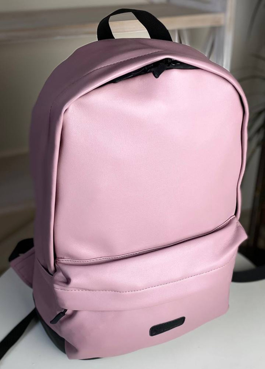 Жіночий рожевий місткий рюкзак екокожа Town Style SG (258459136)