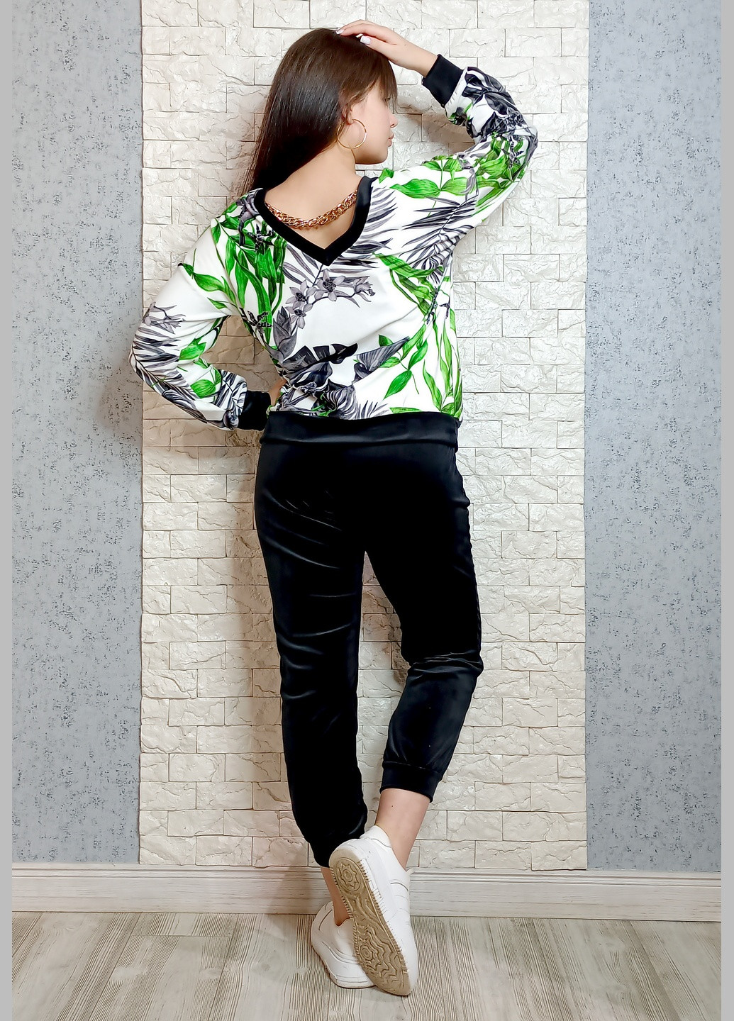 Костюм прогулянковий (кофта, штани) New Collection (258127381)