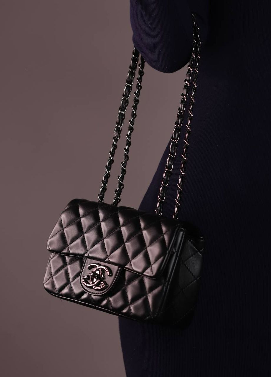 Сумка классическая с лого Chanel 21 black Vakko (260601954)