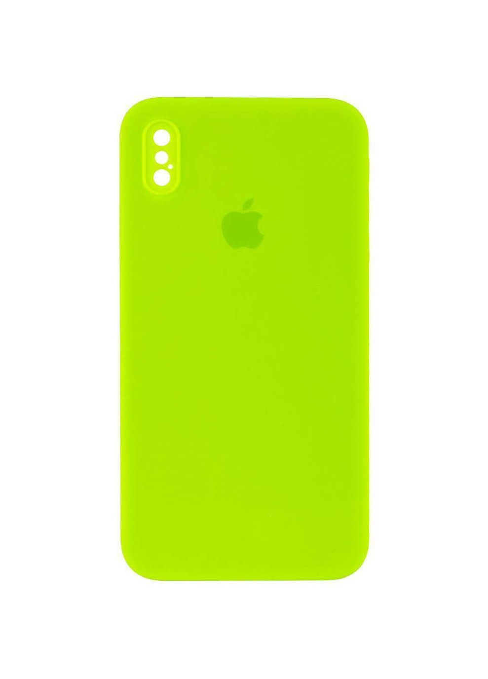 Чехол Silicone Case Square с защитой камеры для Apple iPhone XS (5.8") Epik (258784938)