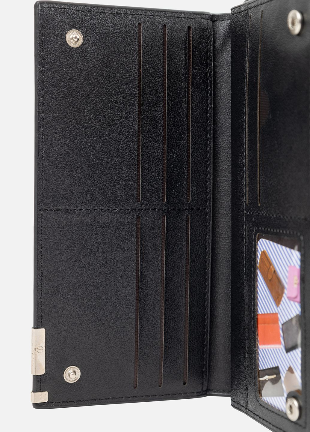 Чоловічий гаманець колір чорний ЦБ-00175216 No Brand (276903570)