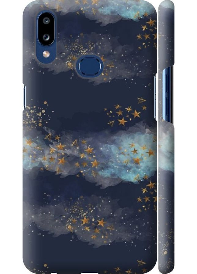 3D пластиковий матовий чохол 'Ніч золоті зірки' для Endorphone Samsung Galaxy A10s A107F (276316848)