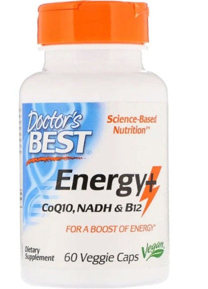Energy+ CoQ10, NADH & B12 60 Veg Caps DRB-00504 Doctor's Best (256723861)