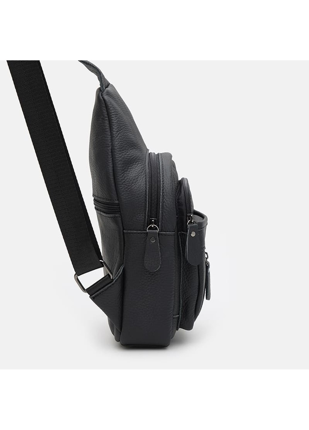Мужской кожаный рюкзак через плечо K1223abl-black Keizer (266143452)
