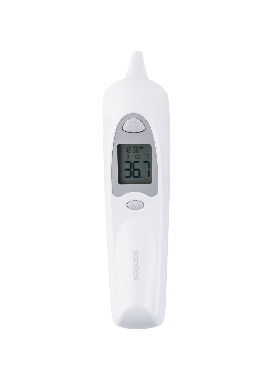 Инфракрасный ушной термометр белый SFT 53 Sanitas (275999975)