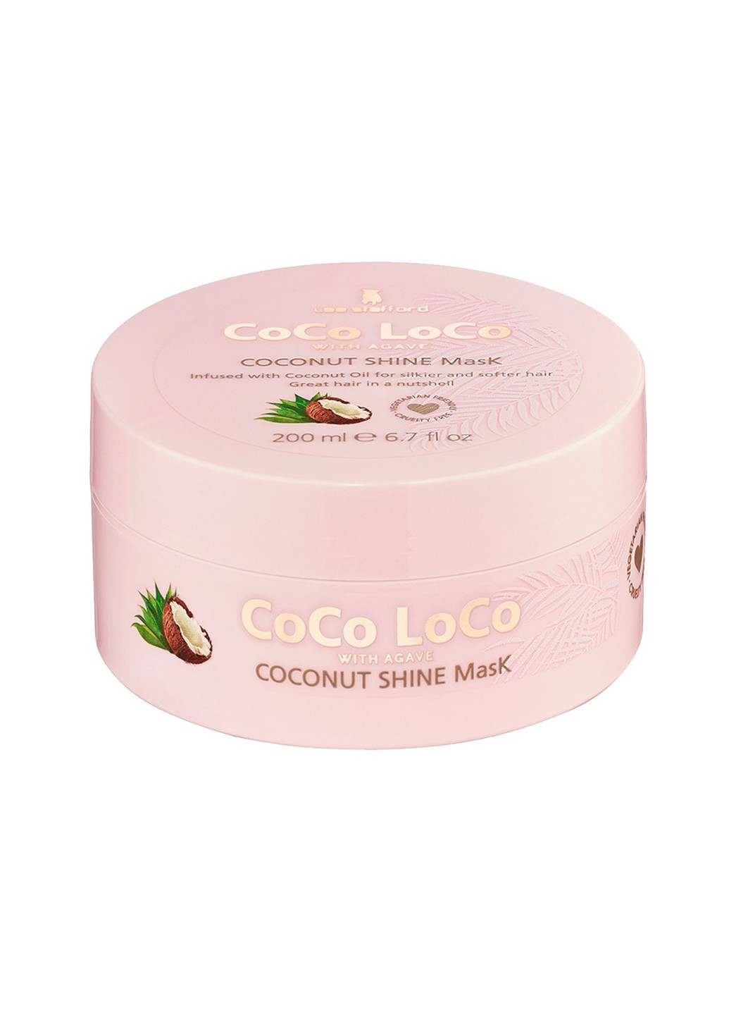 Маска для сияния с кокосовым маслом Coco Loco Coconut Shine Mask 200 мл Lee Stafford (269237728)
