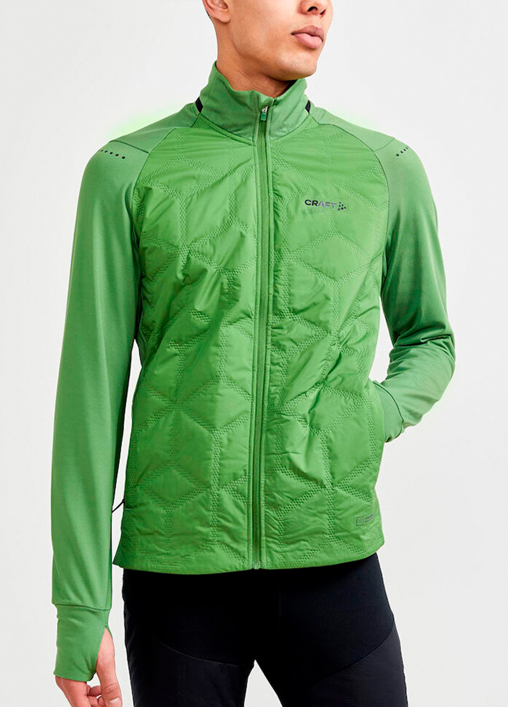 Зелена чоловіча куртка Craft ADV SubZ Warm Jacket