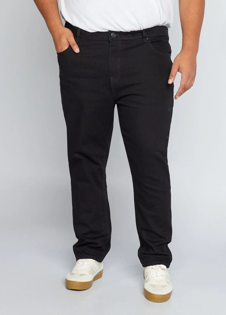Черные прямые джинсы Kiabi