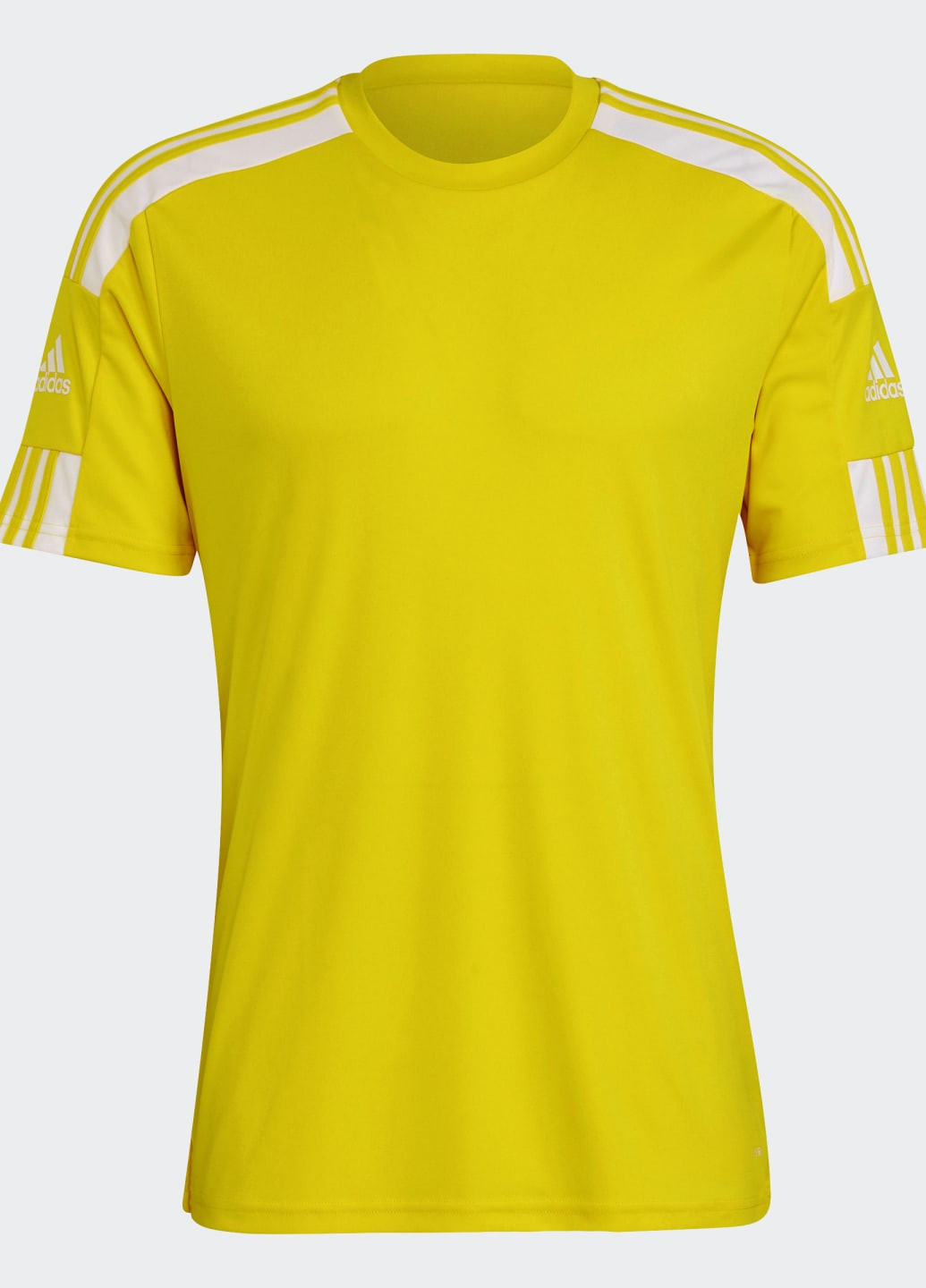 Желтый демисезонный спортивный лонгслив adidas с логотипом