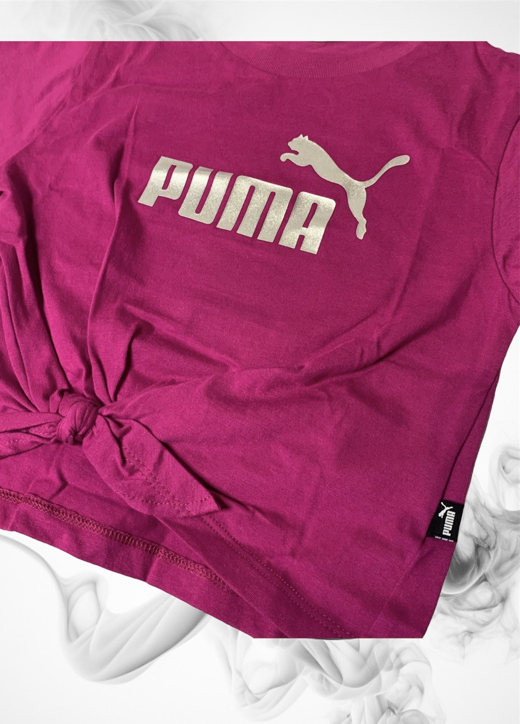 Малинова футболка Puma