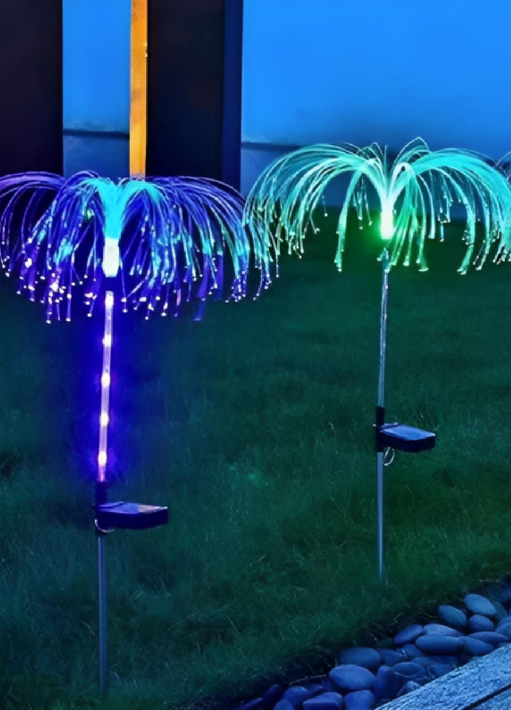 Светодиодный садовый дачный уличный светильник на солнечной батарее фейерверк 27х30 см 600 мАч (475881-Prob) Unbranded (273378370)
