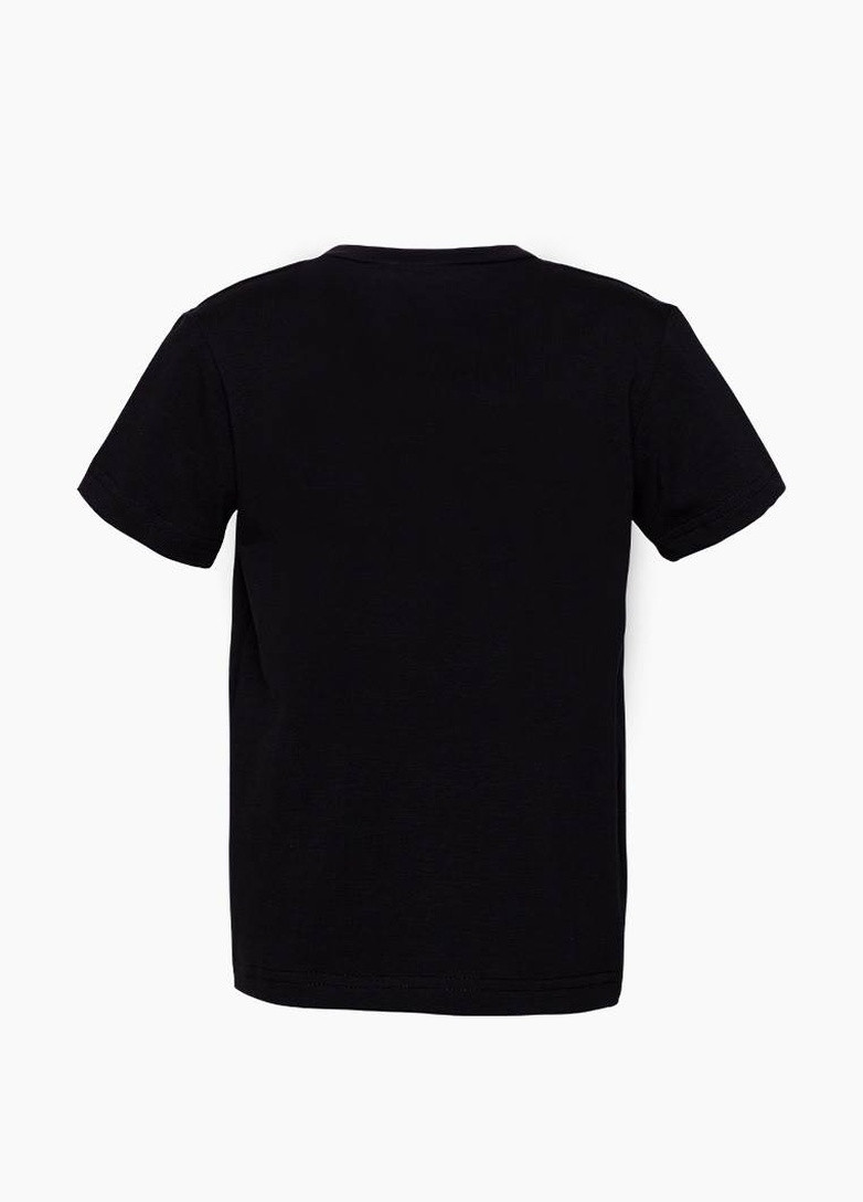 Черная летняя футболка чорная с единорогом Yumster