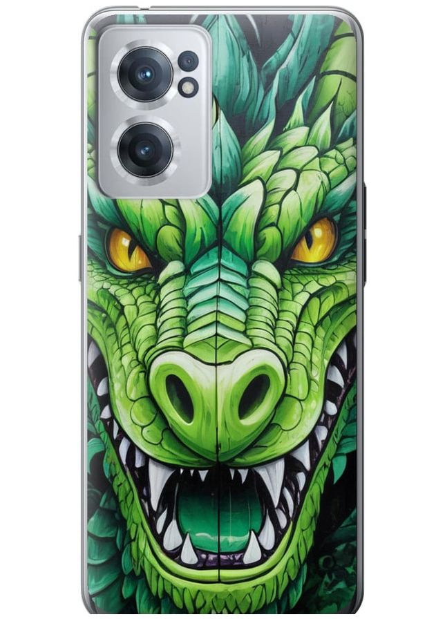 Силіконовий чохол 'Зелений дракон' для Endorphone OnePlus Nord CE 2 (275461568)