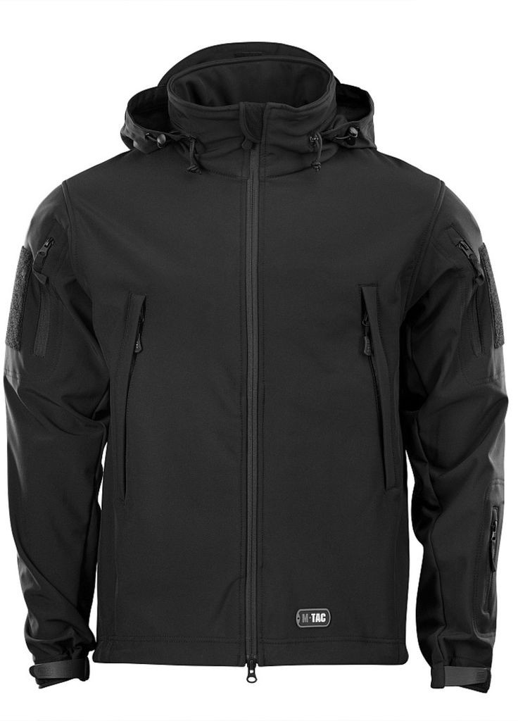 зимняя куртка Soft Shell Black M-TAC (276260019)