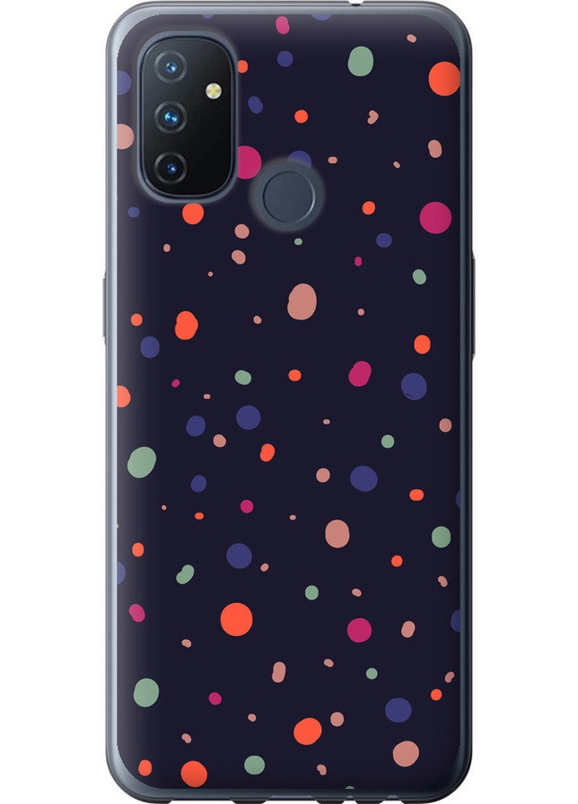 Силіконовий чохол 'Горошок v2' для Endorphone OnePlus Nord N100 (258082658)