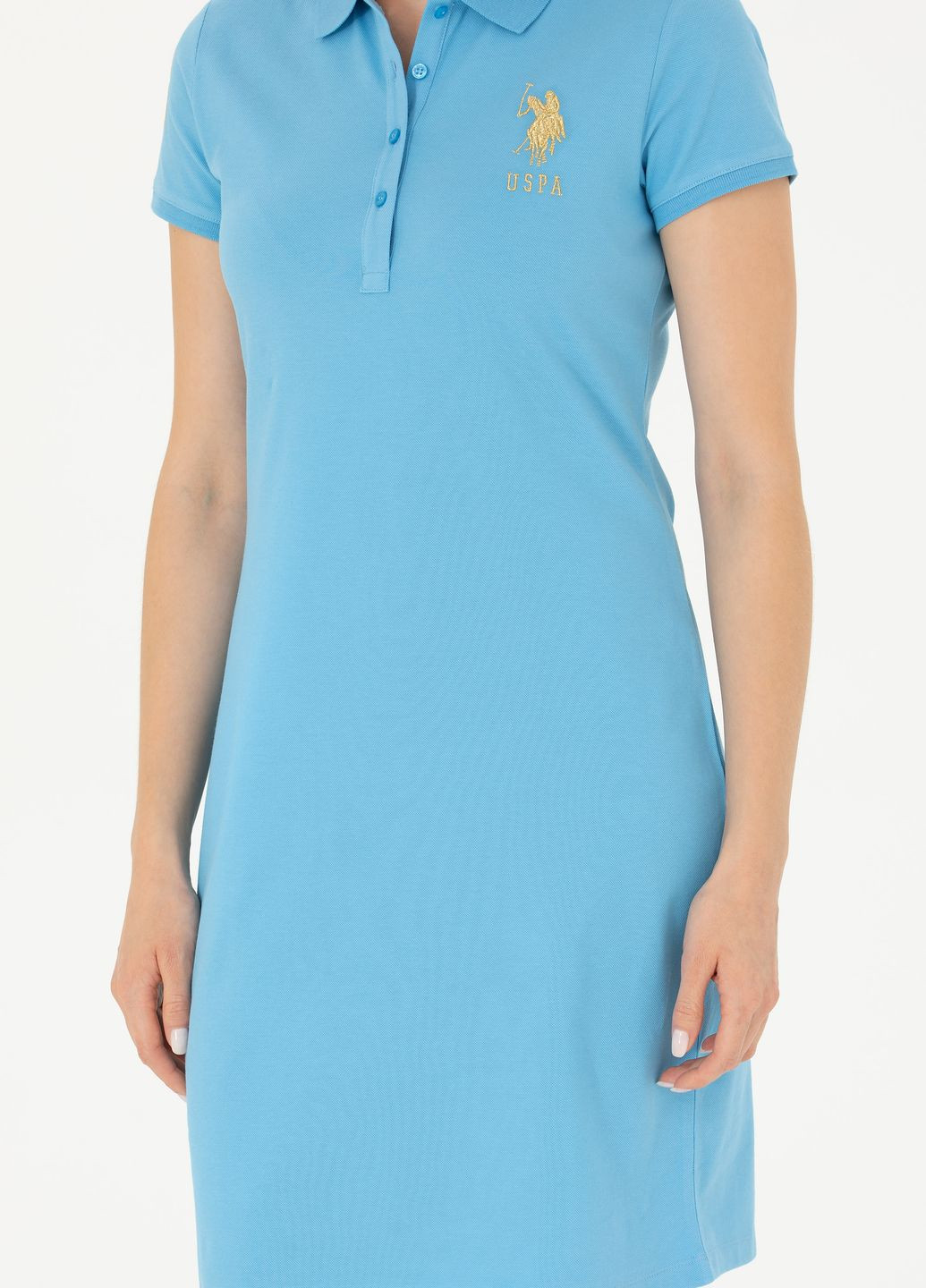 Блакитна сукня жіноча U.S. Polo Assn.