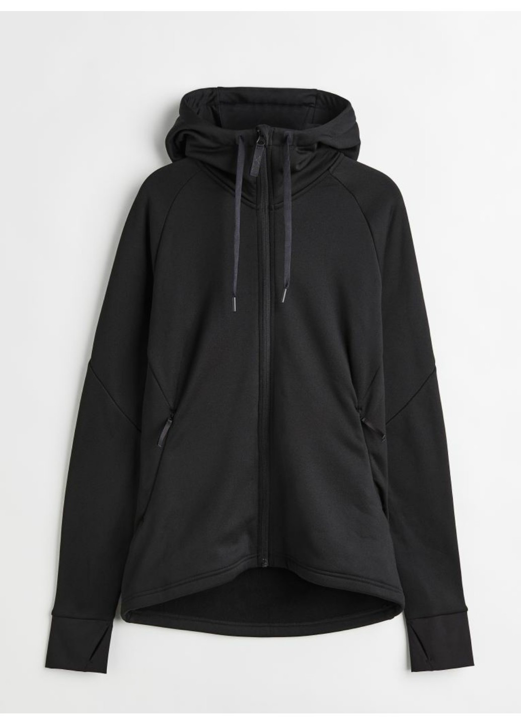 Черная демисезонная женская спортивная куртка н&м (56160) xs черная H&M