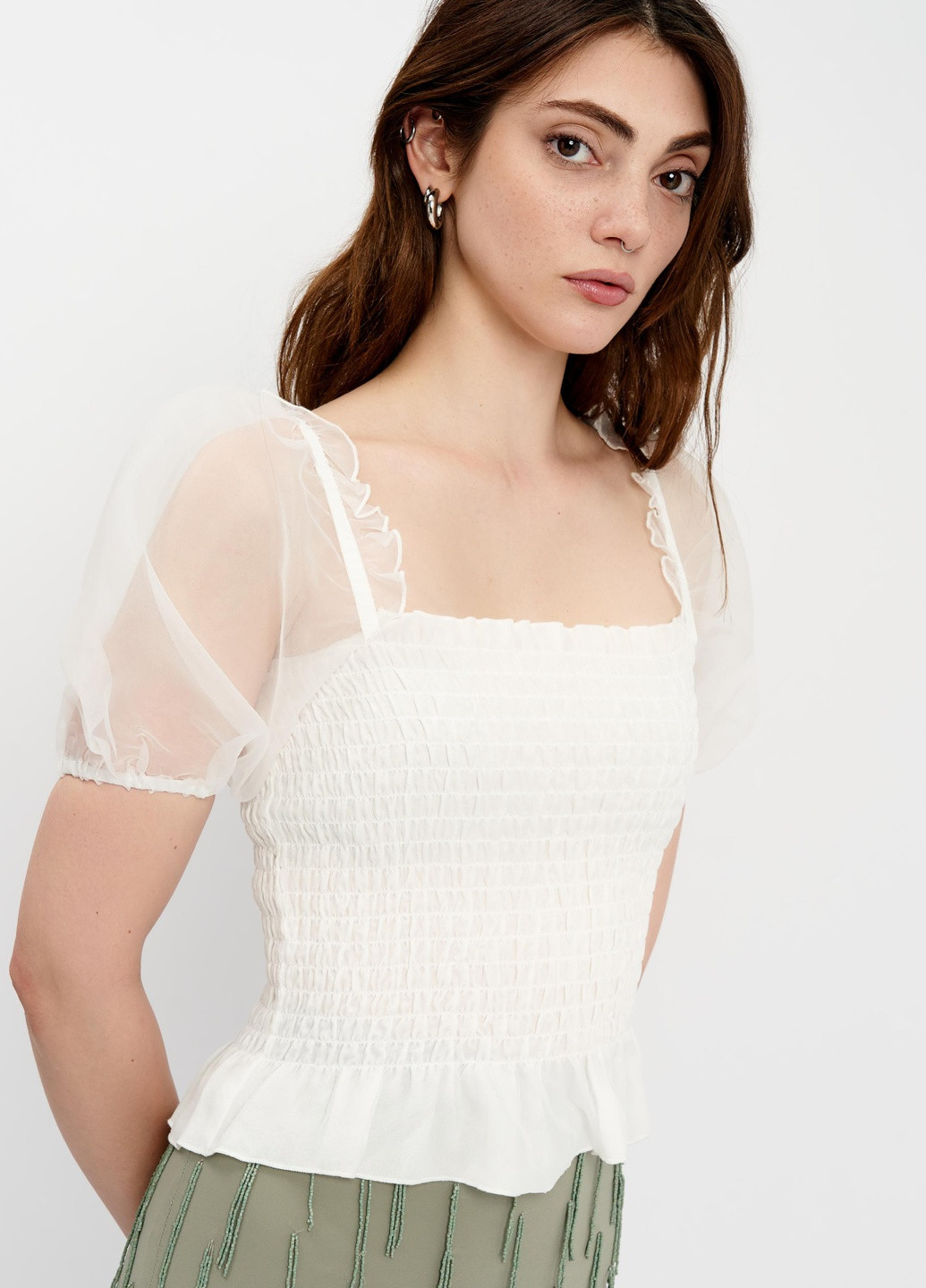 Топ літо,білий, NA-KD (259280347)