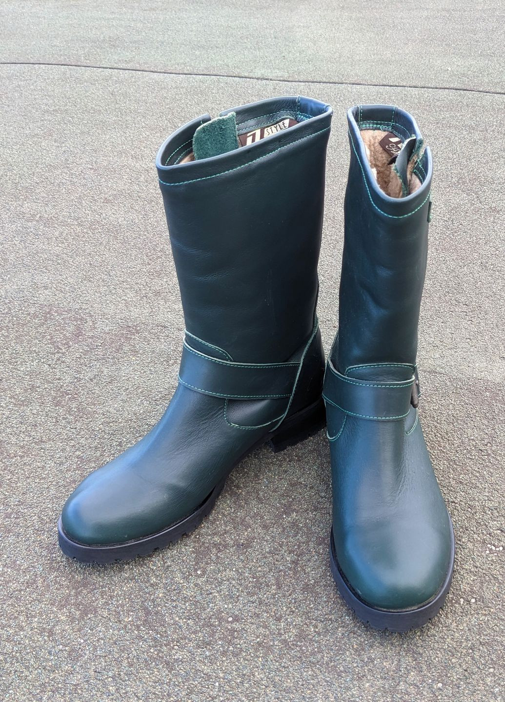 Зручні та стильні зимові чоботи з натуральної шкіри InFashion чоботи (268370179)