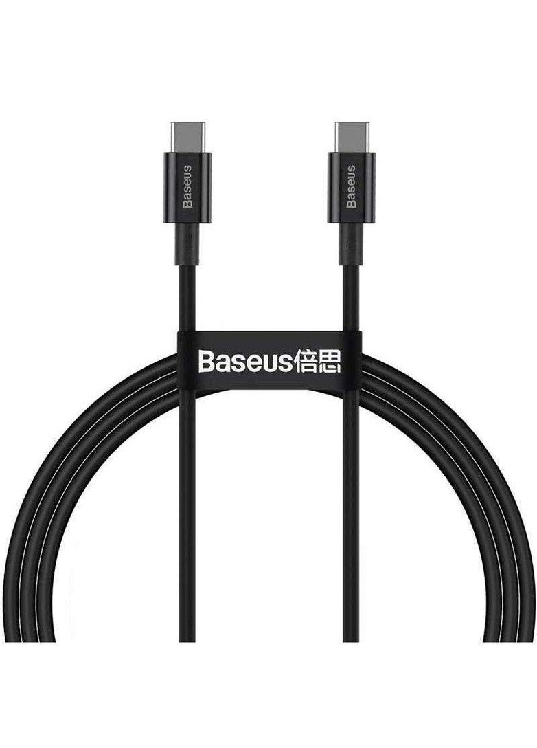 Дата кабель Superior Series Fast Charging Type-C to Type-C PD 100W (1m) Baseus (259301320)