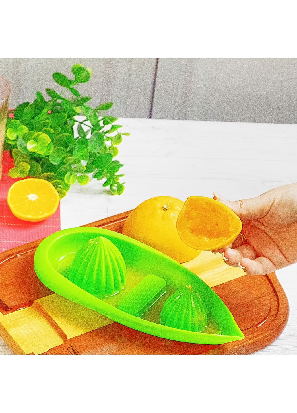 Соковижималка ручна для цитрусових и тертка для овочів Kitchette (266988374)