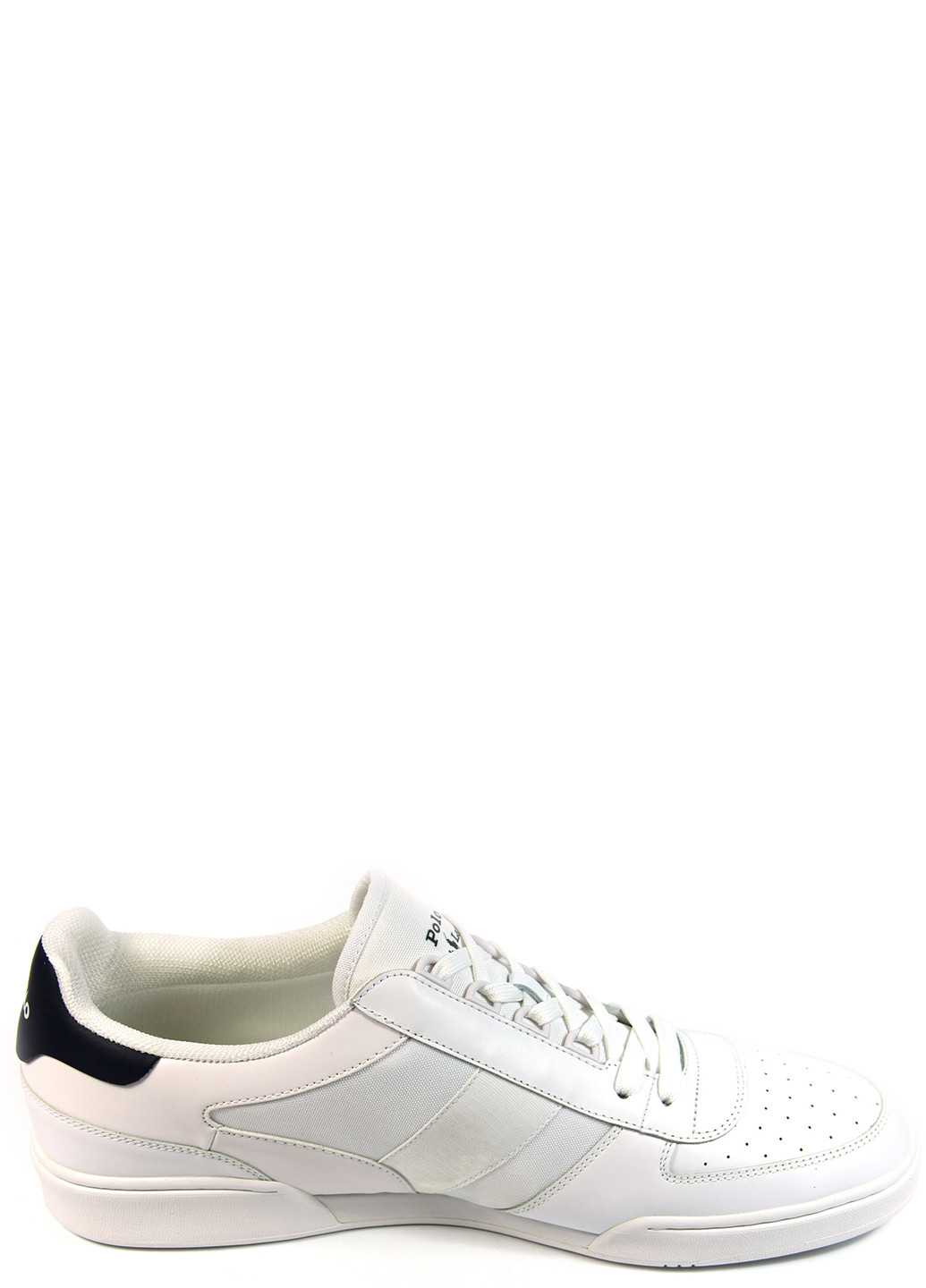 Белые демисезонные мужские кроссовки ralph lauren crt pp Polo