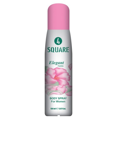 Женский дезодорант-спрей 4 Elegant, 150 мл Square (276972937)