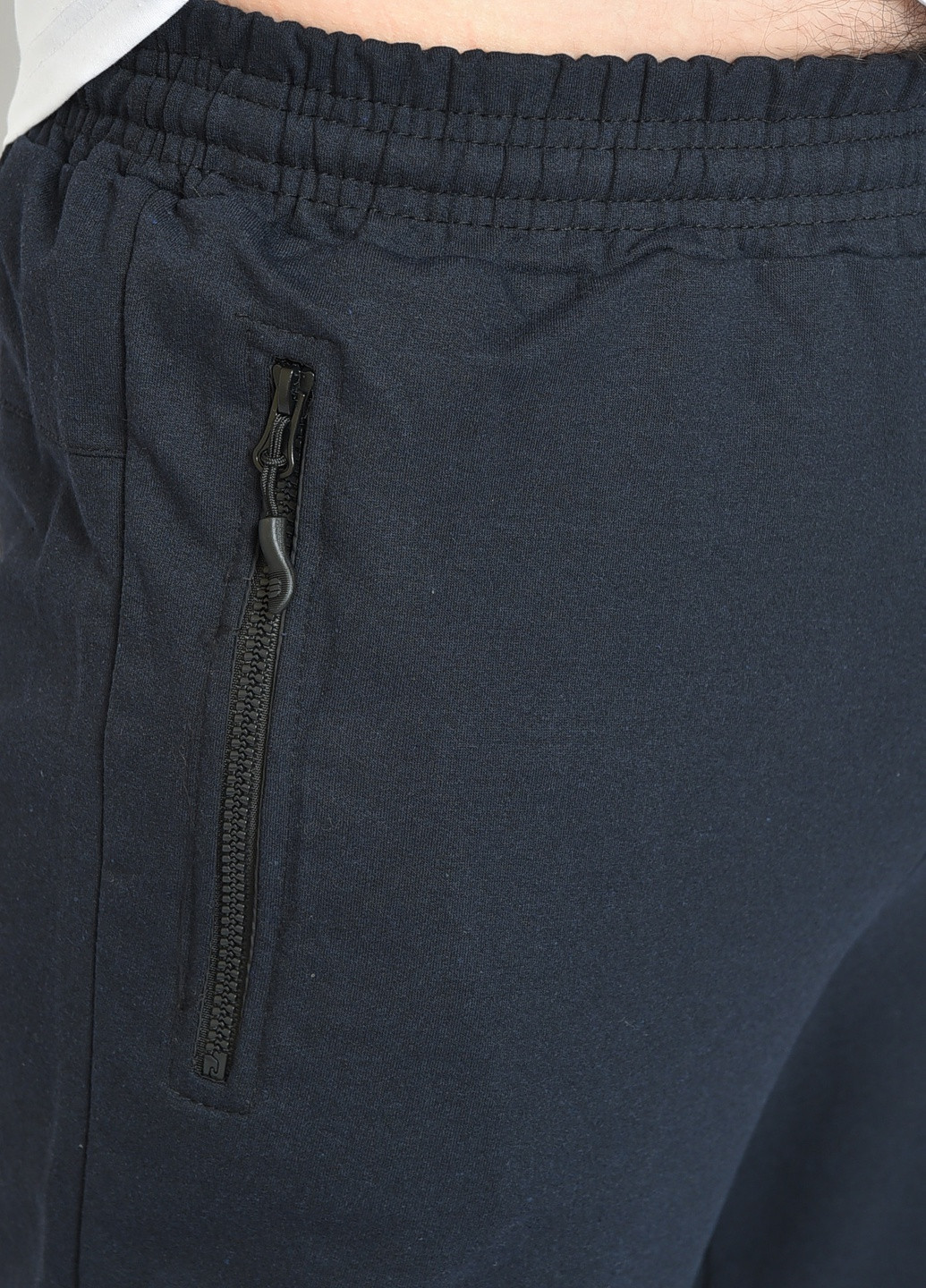 Спортивні штани чоловічі темно-синього кольору Let's Shop (259749584)