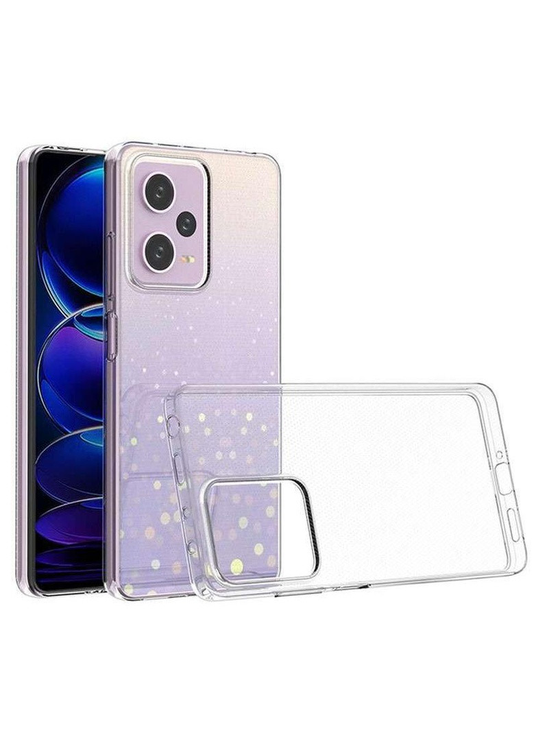 Ультратонкий силіконовий чохол з заглушкою на Xiaomi Redmi Note 12 5G Epik (258819213)