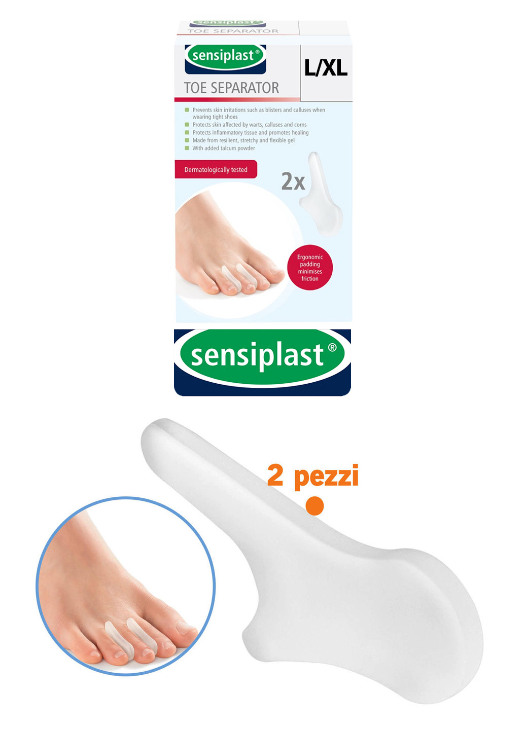 Медичні накладки для ніг (10 шт) Sensiplast (259939802)