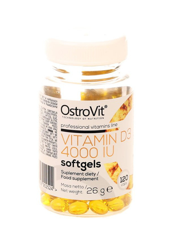 Вітамін D3 Vitamin D3 4000 120caps Ostrovit (259787267)