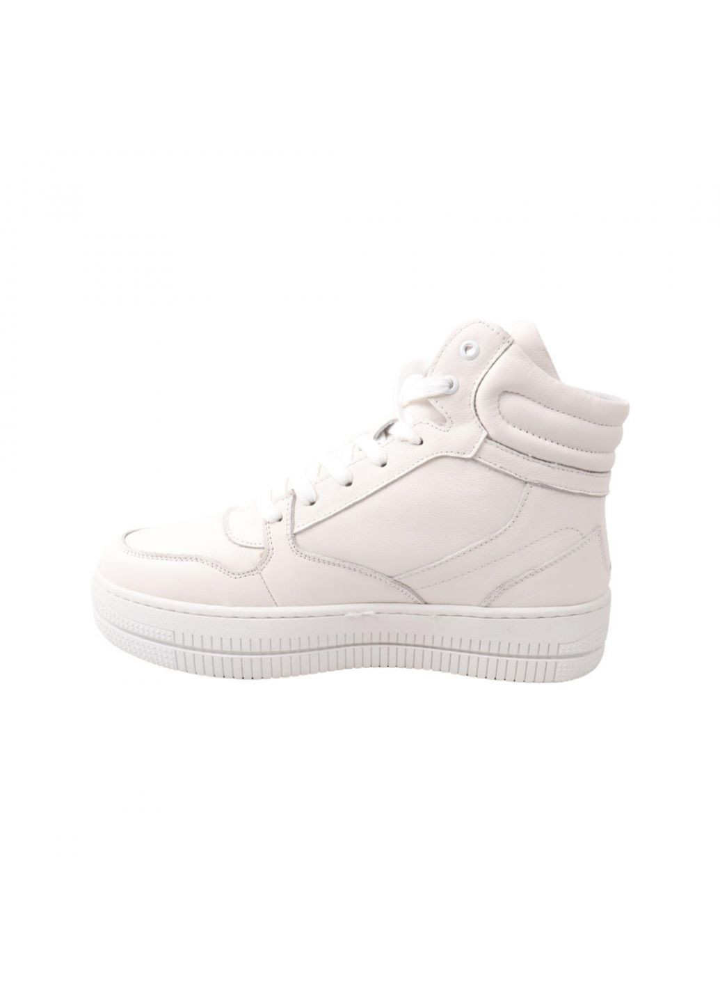 Белые ботинки мужские белые натуральная кожа Lifexpert