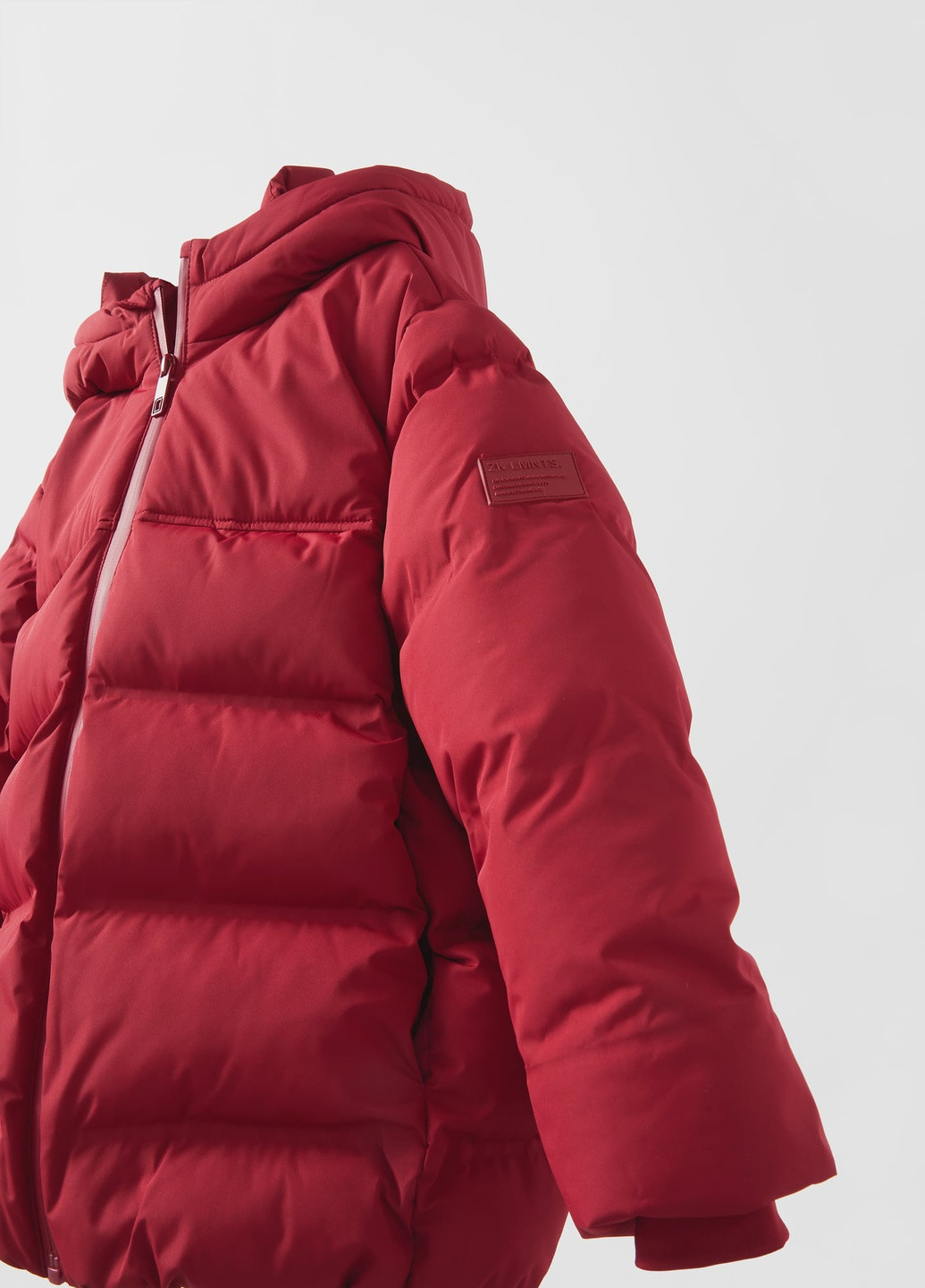 Красная зимняя зимняя куртка для мальчика 5644757600 Zara