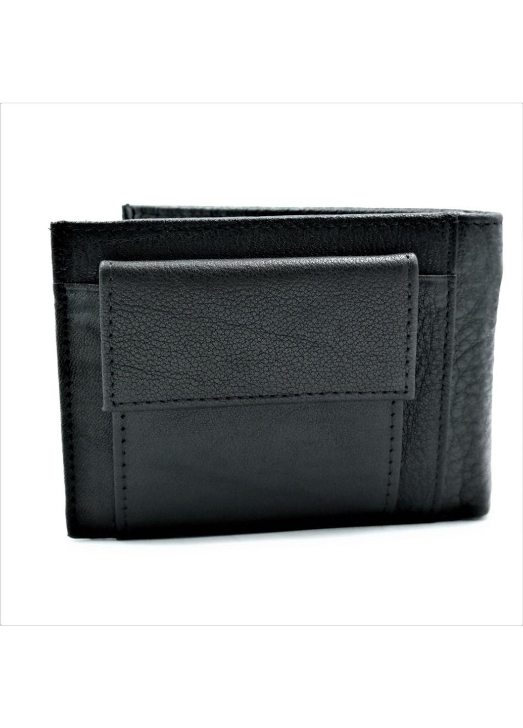 Мужской кожаный кошелек-зажим 11 х 8 х 3 см Черный wtro-168-24B Weatro (272950022)