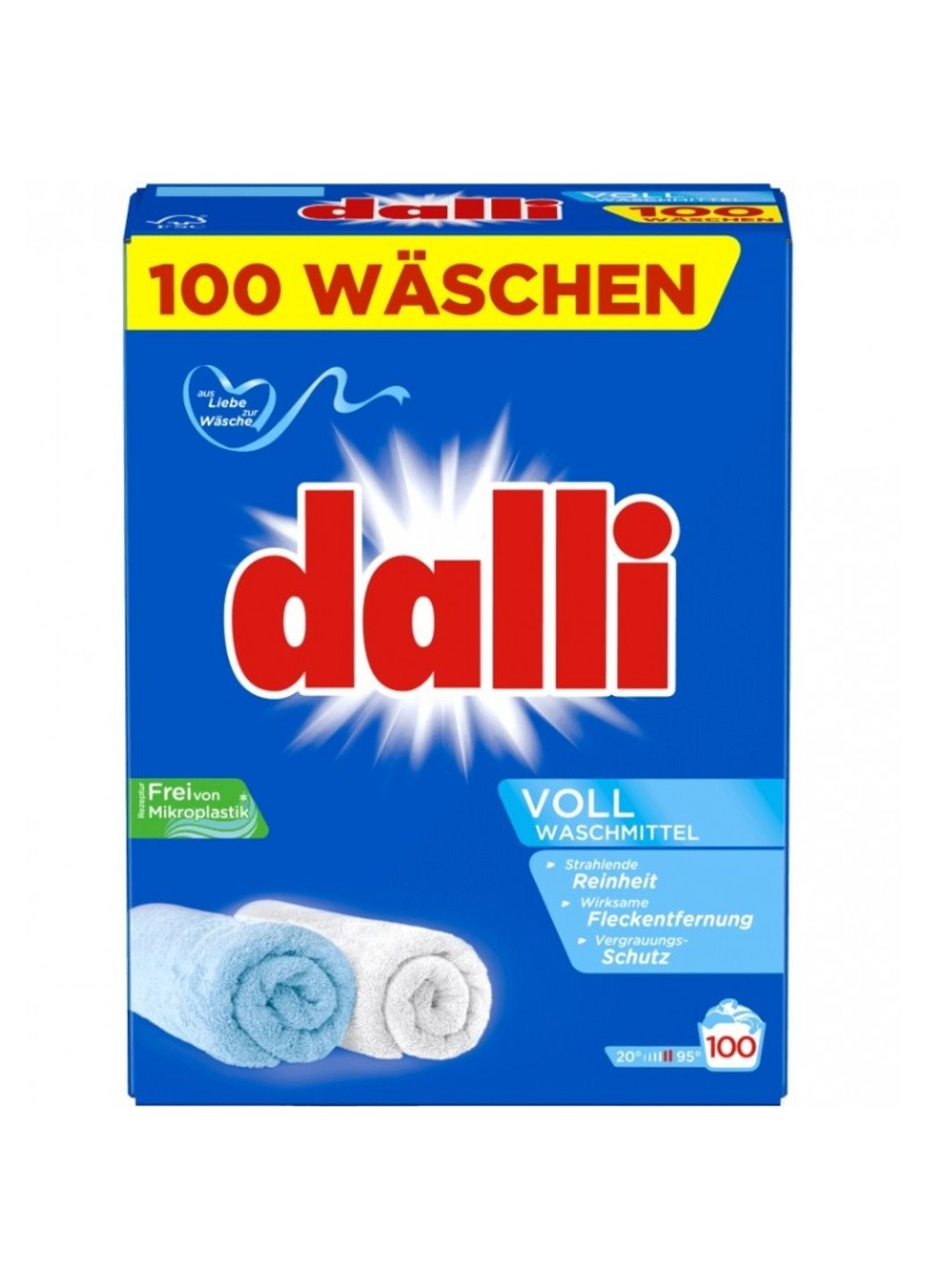 Стиральный порошок Vollwaschmittel 6 кг 100 циклов стирки Dalli (276969550)