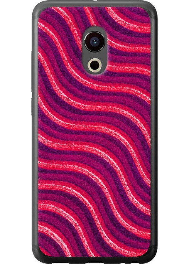 2D пластиковый чехол 'Волнистые линии v2' для Endorphone Meizu Pro 6 (257797606)