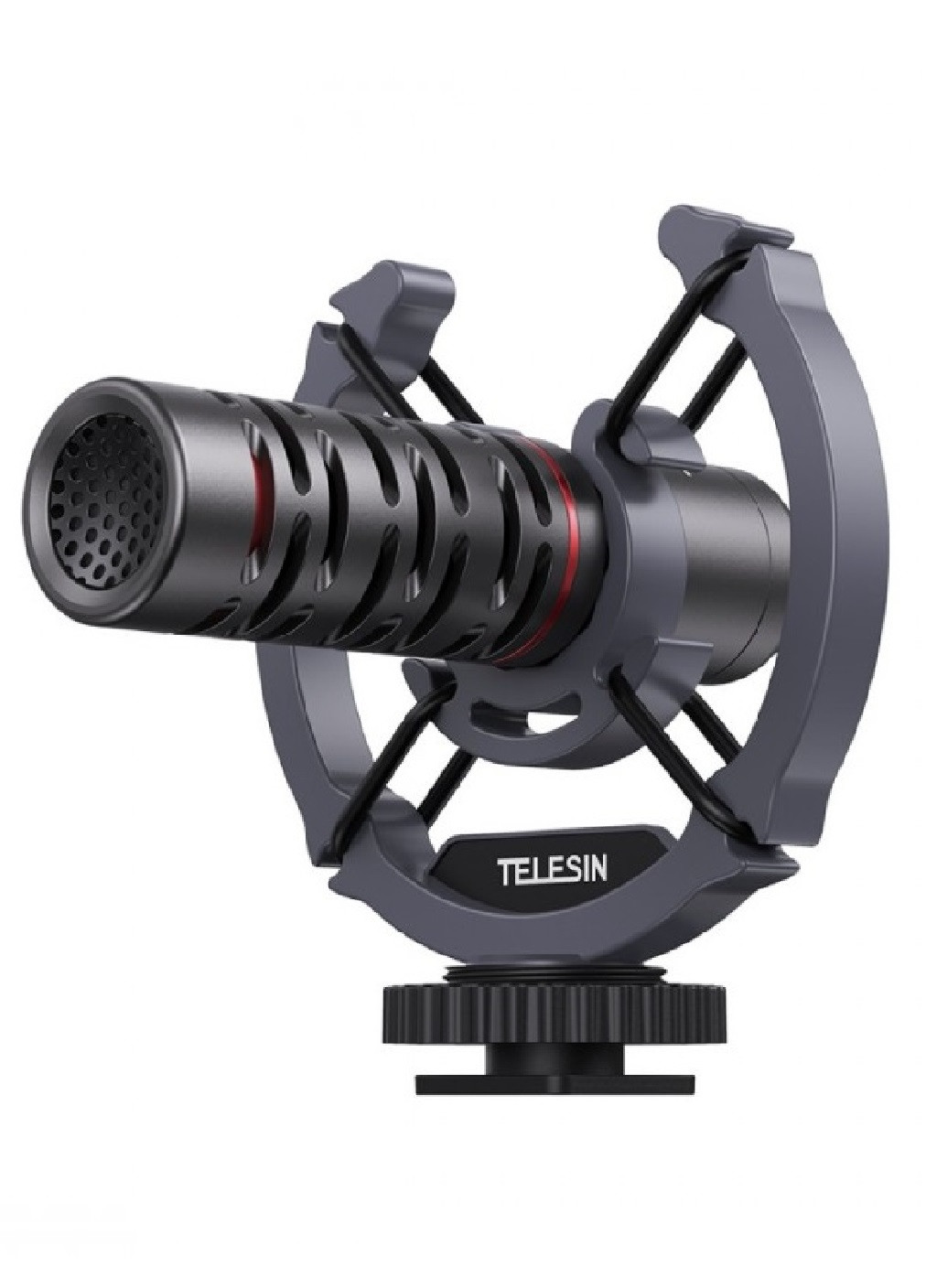 Мікрофон Telesin MIC-VM02 компактний алюмінієвий для фото відео камер телефонів 20х80 мм (474072-Prob) Unbranded (257267668)