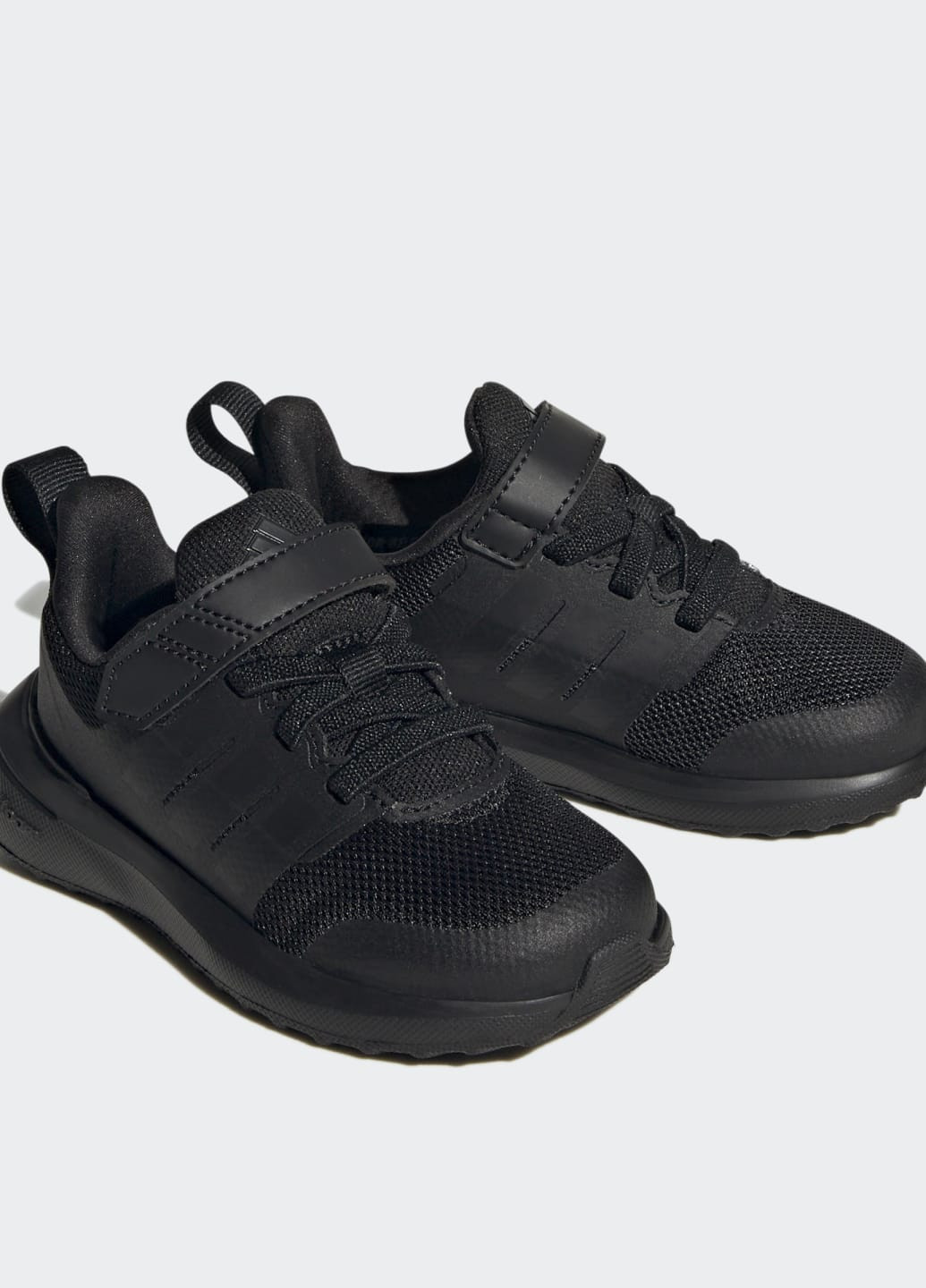 Чорні всесезонні кросівки fortarun 2.0 cloudfoam adidas