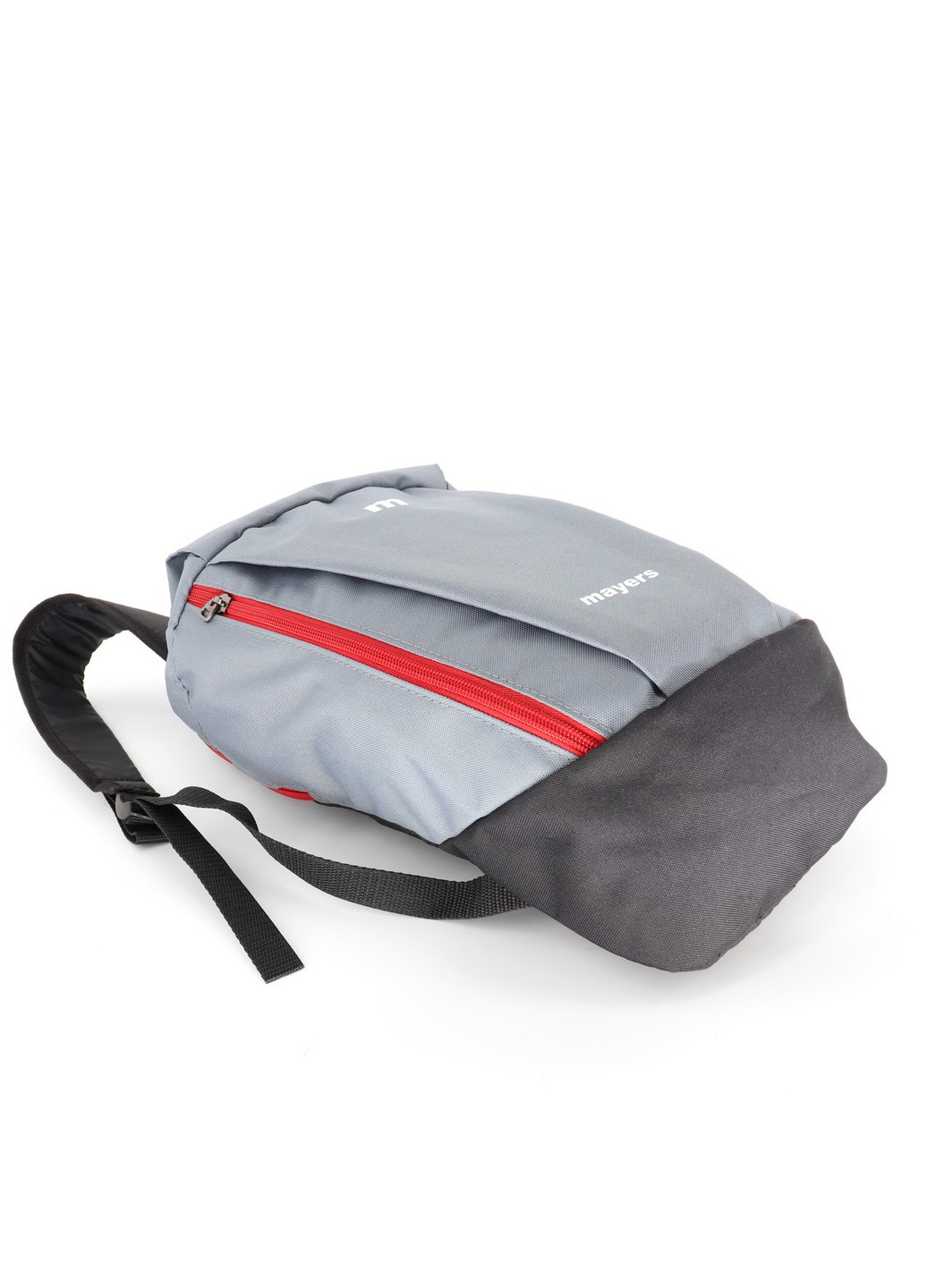 Повседневный детский серый однотонный рюкзак Mayers износостойкий и вместительный в спортивном стиле 10 литров No Brand (258591300)