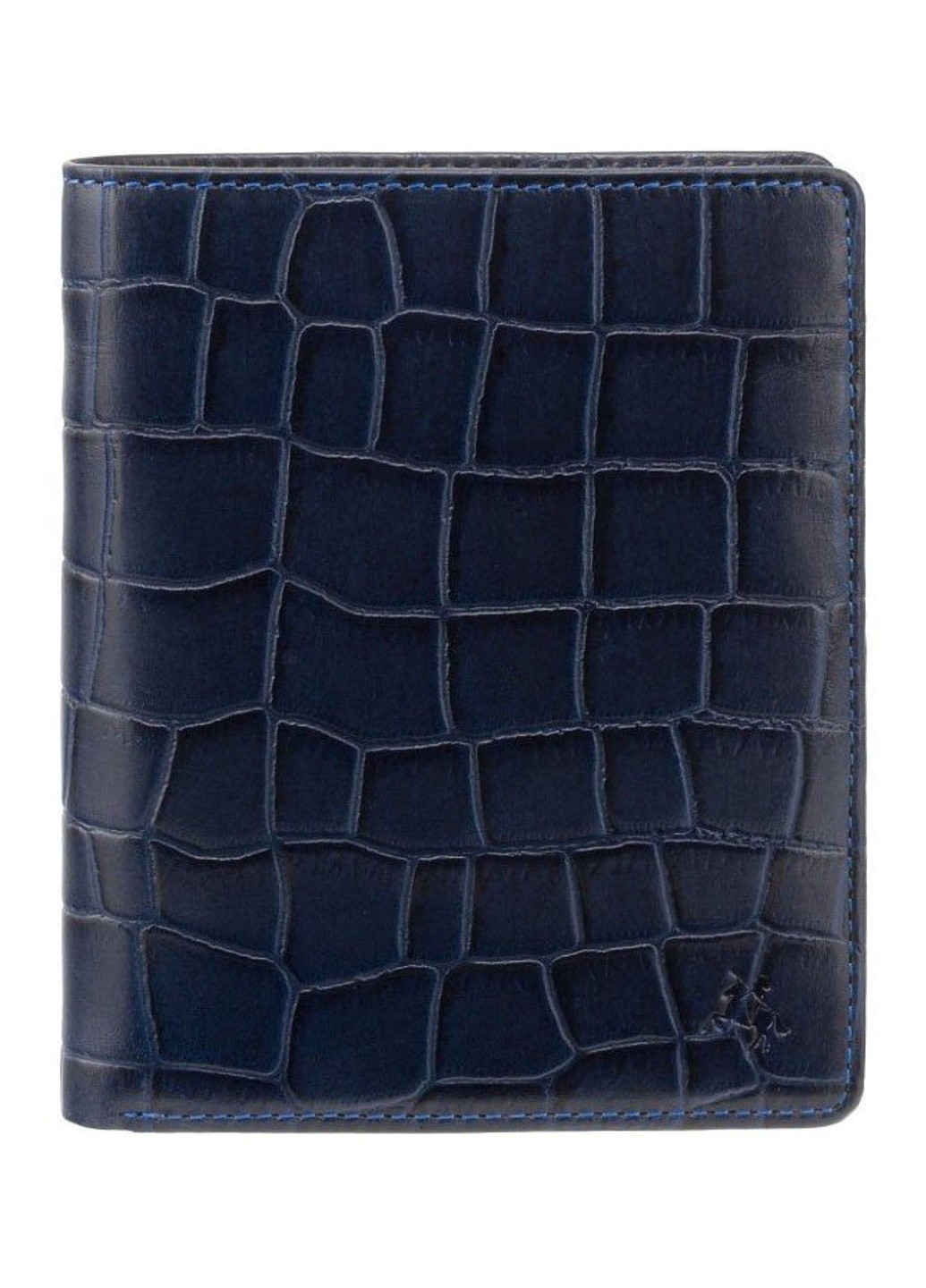 Шкіряний чоловічий гаманець з RFID захистом cr93 blue Visconti (261855891)