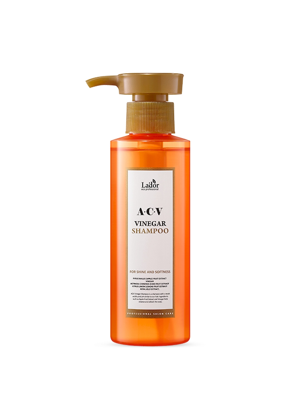 Шампунь ACV VINEGAR SHAMPOO с яблочным уксусом для блеска и укрепления волос, 150 мл без дозатора! LADOR (264914511)