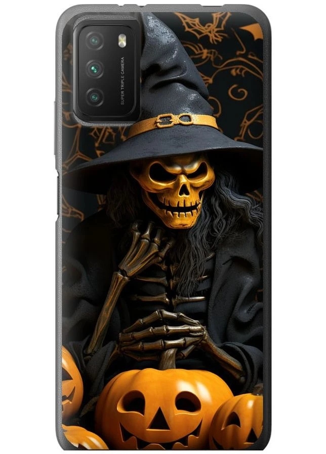 Силиконовый чехол 'Halloween 2' для Endorphone Xiaomi Poco M3 (266810903)