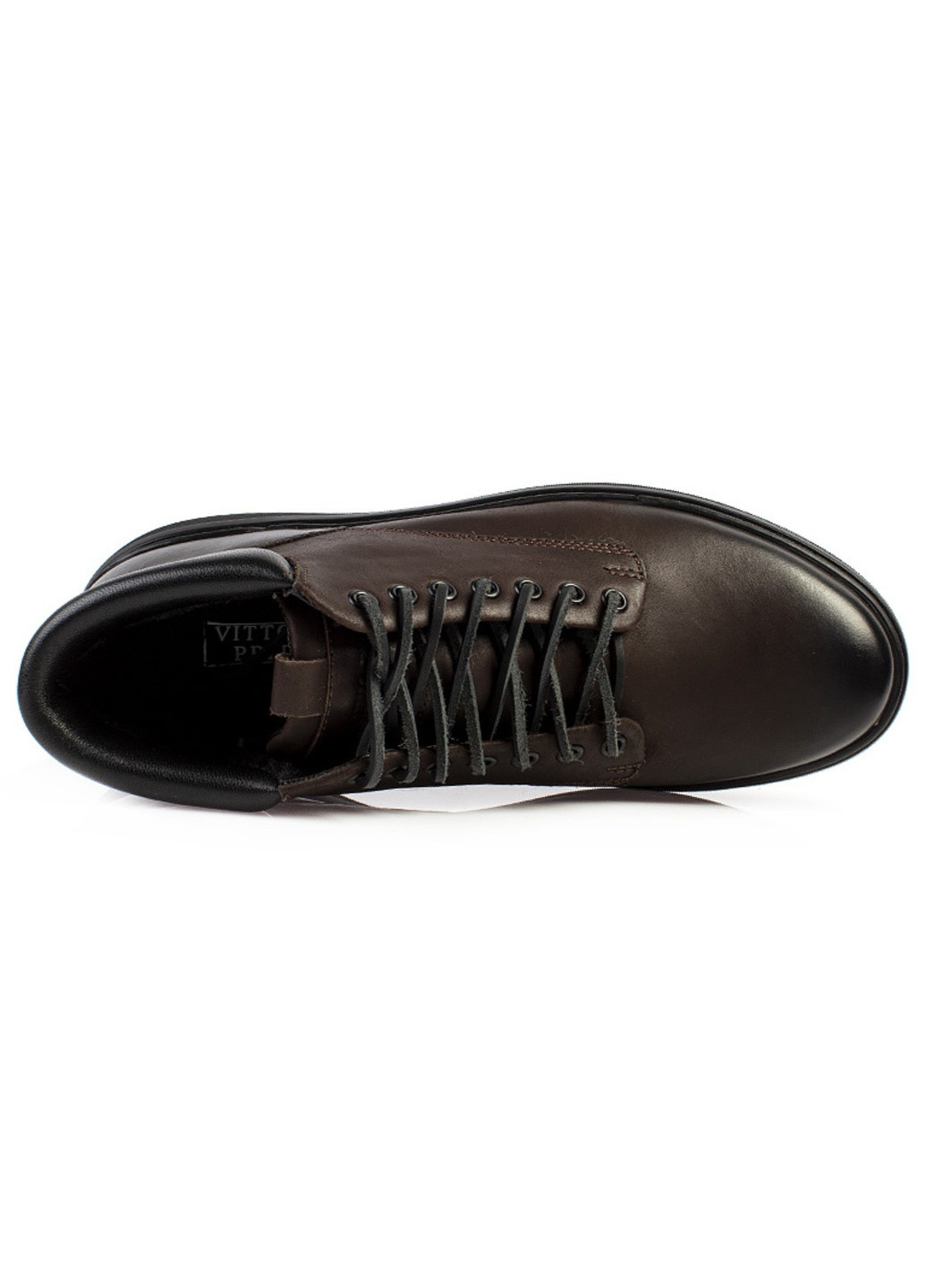 Коричневые зимние ботинки мужские бренда 9500901_(2) Vittorio Pritti