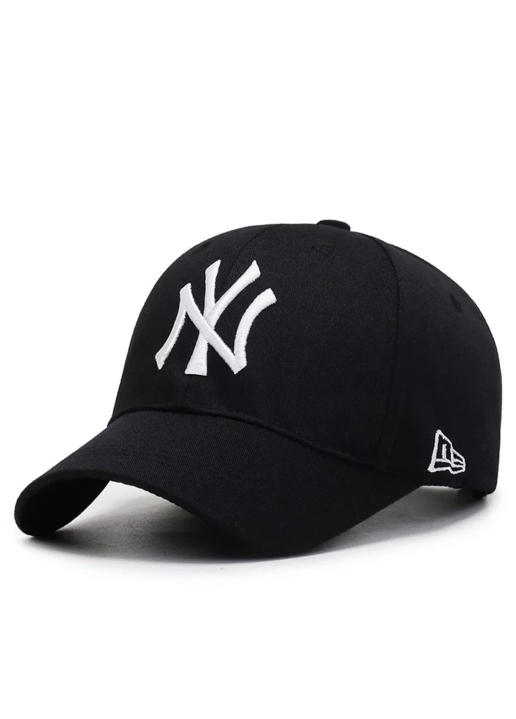 Кепка Wuke NY (Нью Йорк Янкіс) New Era з вигнутим козирком Білий логотип, унісекс one size Brand бейсболка (258678447)