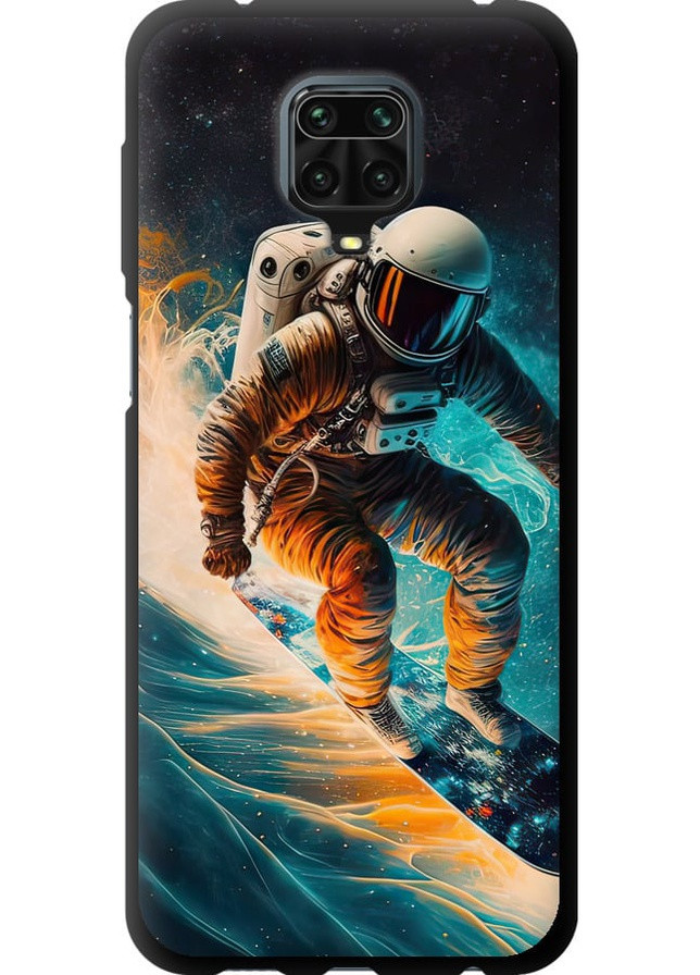 TPU чорний чохол 'Сноубордист' для Endorphone Xiaomi Redmi Note 9S (258093024)