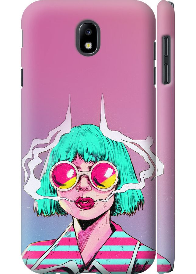 3D пластиковий матовий чохол 'Поп арт дівчина' для Samsung Galaxy J7 J730 (2017) Endorphone Samsung Galaxy J7 J730 (2017) (276194332)