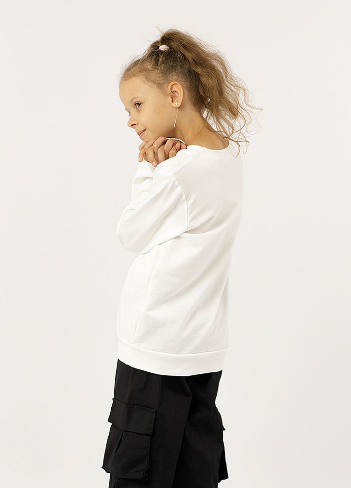 First Kids свитшот для девочки цвет белый цб-00226154 белый трикотаж