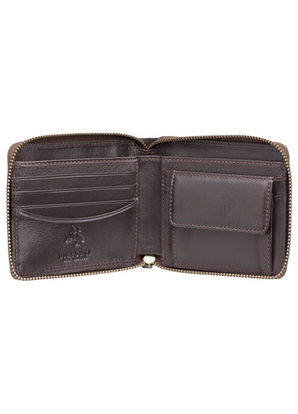 Шкіряний чоловічий гаманець HT14 Camden c RFID (Chocolate) Visconti (261856039)